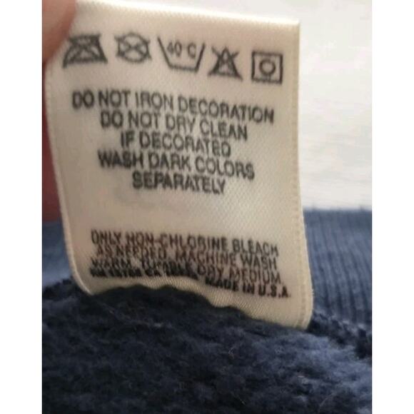 VTG Face Offs Navy Subject to Mood Swings Sweatshirt Large Freeze NY 1996 USA - Picture 11 of 13